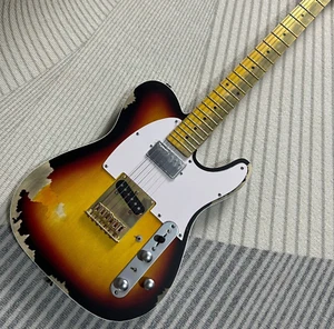 Relic Tele Electric Guitar Vintage Sunburst Color Andy Edition Version In Stock - Picture 1 of 8