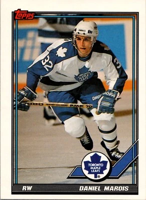 1991-92 Topps Hockey - #212 Daniel Marois - Image 1 of 2
