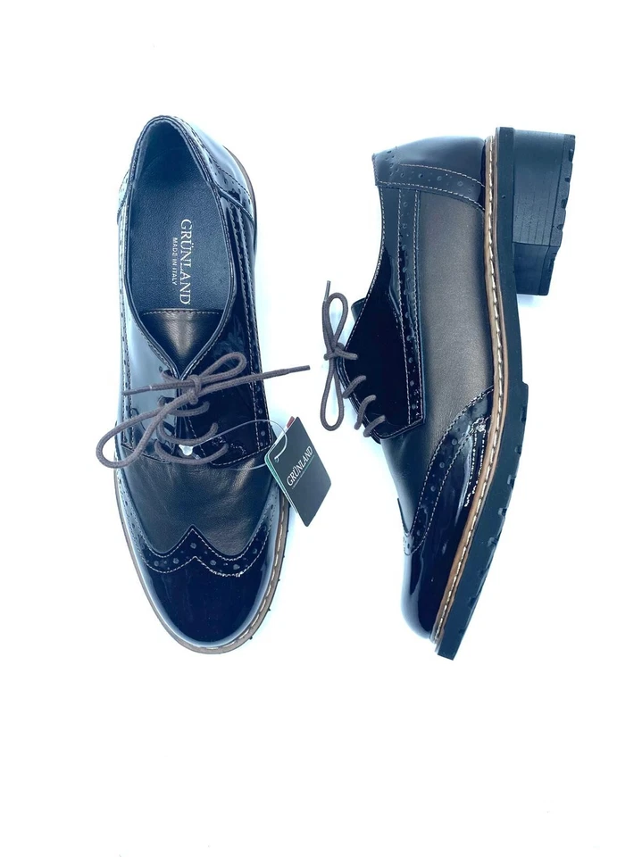 GRUNLAND CIZI SCARPE STRINGATE DONNA TESTA DI MORO - Immagine 1 di 4