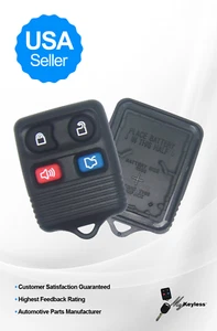 Nuevo estuche remoto de repuesto para Ford, Lincoln, Mercury con almohadilla de botones, negro - Imagen 1 de 1