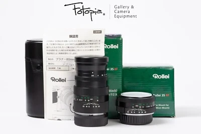 New In Box Rollei Planar 80mm F2.8 HFT LTM - Black, full packing & extra mount - Image 1 of 4