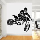 Motor Cycle Wall Stickers Cartoon Style Moterbike Room Ceiling Wardrobe Artistic