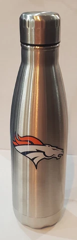 Denver Broncos 17oz Stainless Steel Bottle - NFL Cover