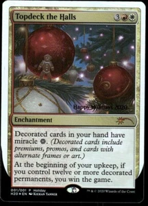 MTG Topdeck the Halls - FOIL - MTG Special Occasions: Happy Holidays - Picture 1 of 2