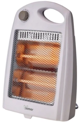 Stufa infrarossi al quarzo alogena stufetta elettrica portatile basso consumo - Immagine 1 di 4