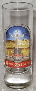 Hard Rock Cafe NEW ORLEANS 2005 City Tee T-Shirt 4" Cordial Shot Glass: FREE S&H - Picture 1 of 3