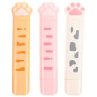 3 Pcs The Pet Double-Sided Tape Student Mini Correction Cute Stationary