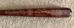 1946 Baseball HOF Brown Induction Bat - Burkett, McCarthy, Chance, Waddell - Picture 1 of 7