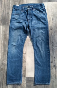 J Crew Wallace Barnes Slim Indigo Selvedge Jeans USA Redline 30x30 Tag 33x31 - Picture 1 of 24