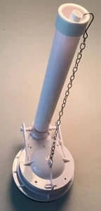 Delta Toilet, 3 inch Flush Valve with Flat Nipple for One Piece Toilets Models - Picture 1 of 4