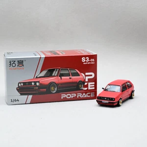 XCarToys POP RACE 1:64 Golf Gti MKII Red Diecast Model Car in box - Picture 1 of 4