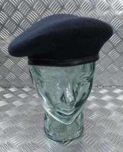 Genuine Military Specification Uniform Dress Wool Beret Hobson Navy Blue NB57 - Picture 1 of 6