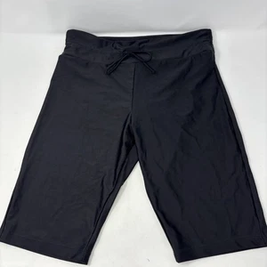 Baleaf schwarz Wander Biker Shorts Gr. L Elasthan 10" Schrittlänge Training Kordelzug - Bild 1 von 13