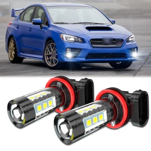 2pcs White 6000K H8 H11 LED Fog Light Bulbs For Subaru WRX 2015-2021 - Picture 1 of 11