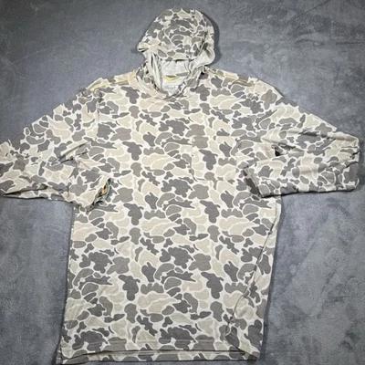 Marsh Wear Camo Hoodie M Performance Fishing Shirt Lightweight Charleston SC - Image 1 of 4