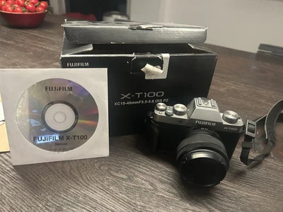 Fujifilm X-T100 Systemkamera inkl. XC15-45mmF3.5-5.6 OIS PZ Objektiv - Bild 1 von 4