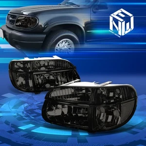 Faros ahumados transparentes de esquina para 95-01 Explorer Mountaineer luces de señal de giro - Imagen 1 de 8
