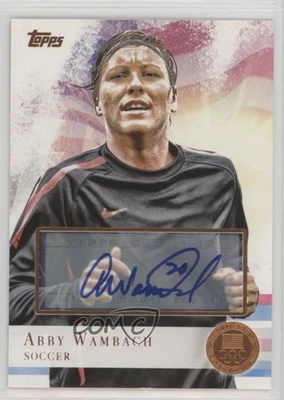 2012 Topps US Olympic Team and Hopefuls Bronze /50 Abby Wambach #93 Auto - Image 1 of 2