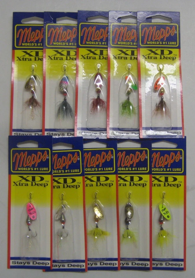 Señuelos Mepps XD0T 1/12 oz.10 colores surtidos Foto 1 de 1