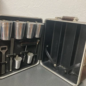 Estuche rígido de barra de viaje Platt vintage - Imagen 1 de 18