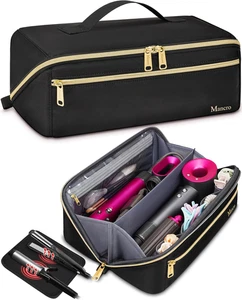 Mancro Hot Hair Tools Travel Bag with Separate Heat Resistant Mat, Large Capacit - Picture 1 of 12