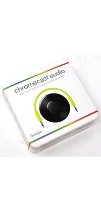 NEW Google Chromecast Audio Media Streamer Black RUX-J42 - Image 1 of 4