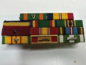 US Navy 11 Medal Ribbon Bar Vietnam War Veteran - SM3 - Picture 1 of 1