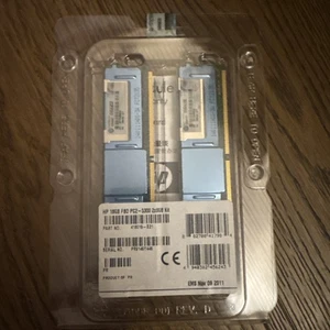 HP 413015-B21,398709-071 - 16GB DIMM PC2-5300 2x8GB DDR2 Memory Kit - New Sealed - Picture 1 of 1
