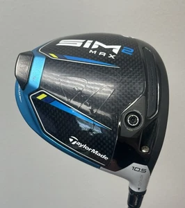 Taylormade Sim 2 Max Driver 10.5 Stiff Right Hand *Cosmetic Flaw* Headcover - Picture 1 of 15