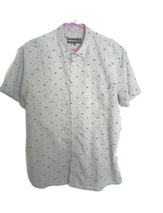 Molokai Surf Co. Men's Button Up Shirt Shark Gray Size XL - Picture 1 of 14