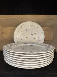 Mikasa Maxima Sorrento Flowers & Butterflies 10 3/4” Dinner Plates (9) - Picture 1 of 3