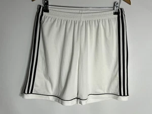 Adidas Training Shorts Squadra 17 Climalite | Men's | White/Black | Large - Picture 1 of 8