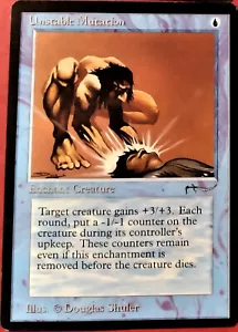 Magic The Gathering - Unstable Mutation - NEW Mint Condition - Arabian Nights - Picture 1 of 2