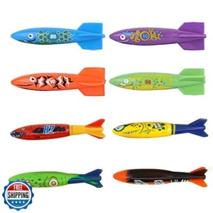 ZHFUYS Pool Toy Throwing Torpedo Shark Swimming Diving Toy - Picture 1 of 5