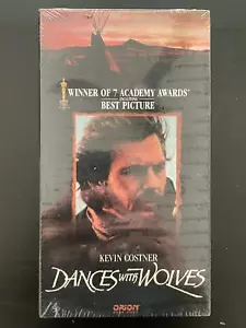 Dances with Wolves VHS Tape Kevin Costner Orion Home Video (Sealed) 1990 - Picture 1 of 3
