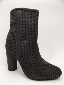 Catherine Malandrino Legacine Perforated Women Ankle Boots Size 8.5 M, Dark Gray - Picture 1 of 12
