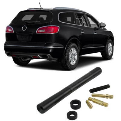 Antena de mástil estilo carbono de 4,7" accesorios AM/FM con tornillos para Buick Enclave Foto 1 de 4