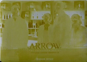 Arrow Season 3 Yellow Printing Plate Base Card #63 - Picture 1 of 1