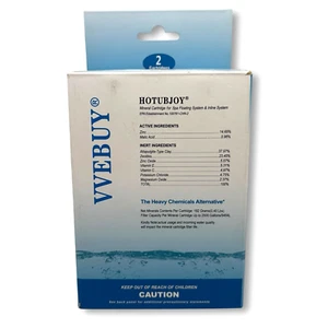 2 varillas de cartucho mineral para bañera de hidromasaje Joy HotTubJoy para filtros de spa/piscina bañera de hidromasaje Joy - Imagen 1 de 6