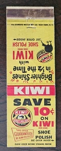 Kiwi Shoe Polish "Matchcover" - Picture 1 of 2