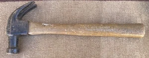 Vtg Old Jim Dandy Forged By True-Temper Claw Hammer, W/ Original Wood Handle - Picture 1 of 12