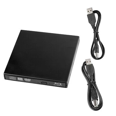 BD-RW Writer Rewritter PC USB Powered External Optical Disc Reader Player Drive - Image 1 of 4
