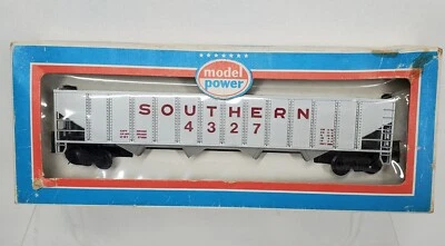 Model Power 9074 Train Southern 4327 Gray 7" Hopper Car Vintage NOS Original Box - Image 1 of 4
