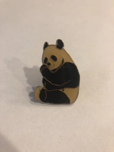 Vintage Adult Panda Bear Lapel Pin - Picture 1 of 9