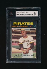 1971 opc Roberto Clemente #630, KSA 5 EX Nice Centering, Color Tough SP