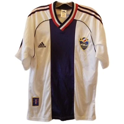 Yugoslavia 1998 Away Football Shirt FSJ Jugoslavija Serbia Srbija Adidas Jersey  - Image 1 of 4