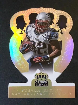 2014 Crown Royale STEVAN RIDLEY #64 SilverHolo DieCut/199 PATRIOTS 🏈 LSU Tigers - Image 1 of 2