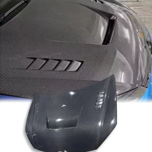 Carbon Fiber Vented Hood Bonnet For Volkswagen Golf 6 MK6 GTI R20 - Picture 1 of 5