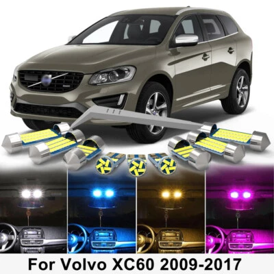 Комплект светодиодных внутренних фар для Volvo XC60 2009 2010 2011 2012 2013 -2017 4 цвета - Изображение 1 из 4