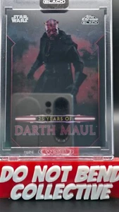 2024 Topps Chrome Black Star Wars -Darth Maul DM-5 Solo: A Star Wars Story - Picture 1 of 2
